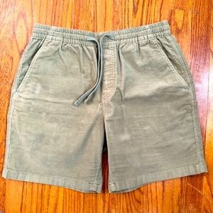 Todd Snyder Weekender Short in Green Corduroy Size Medium